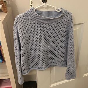 Zara Kids Light Blue Knit Sweater